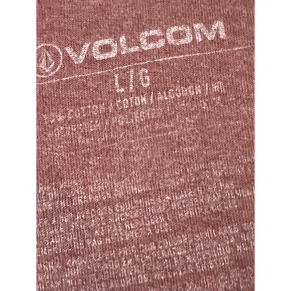 Volcom California Republic Maroon & White Graphic Tee - L - Picture 3 of 3